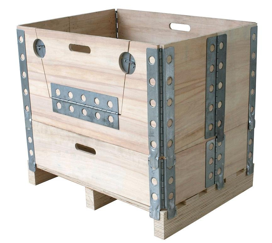 Reusable Pallet Collar Box for Export Packaging ISO Certified