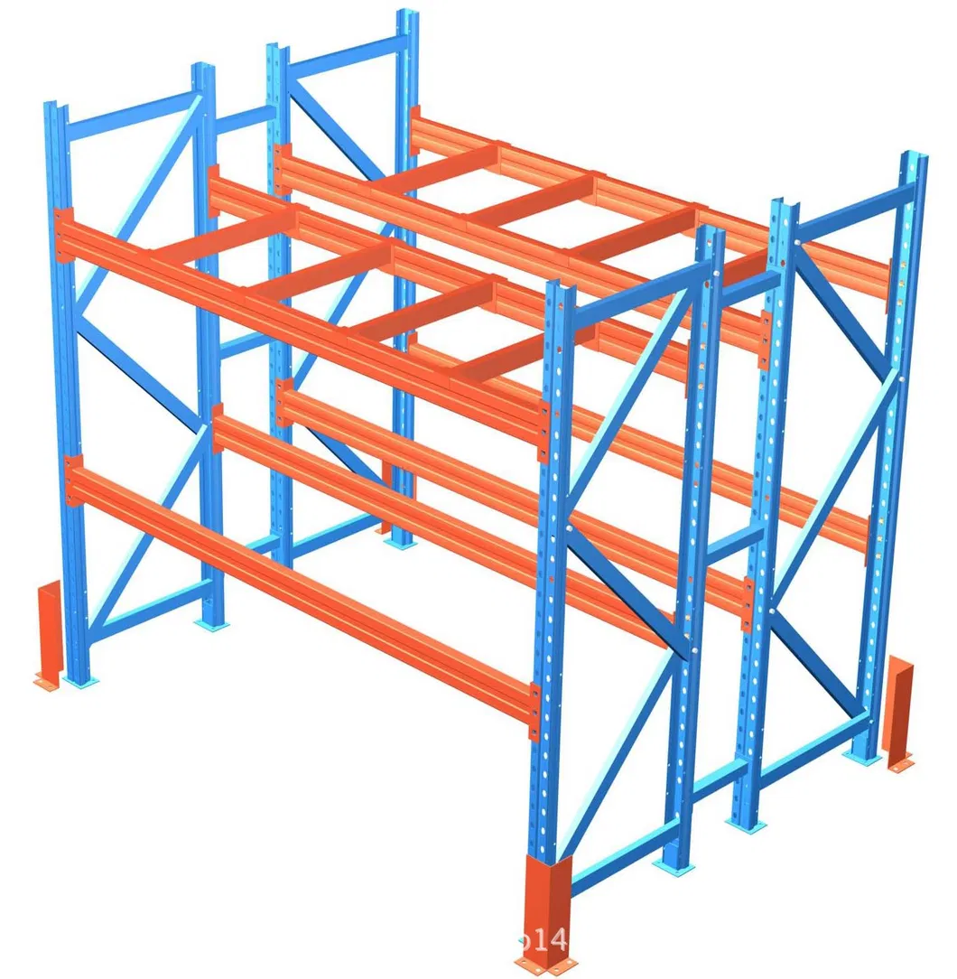 Industry Warehouse Storage Durable Adjustable High Bay Heavy Duty Selective Pallet Drive in Gravity Cantilever Rack for Efficient Solutions with Forklift