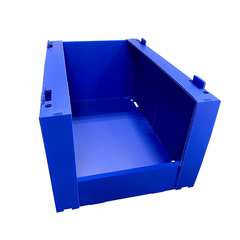 PP Hollow Open Front Coroplast Tools Box Heavy Duty Reusable Corrugated Corflute Plastic Warehouse Shelf Storage Boxes
