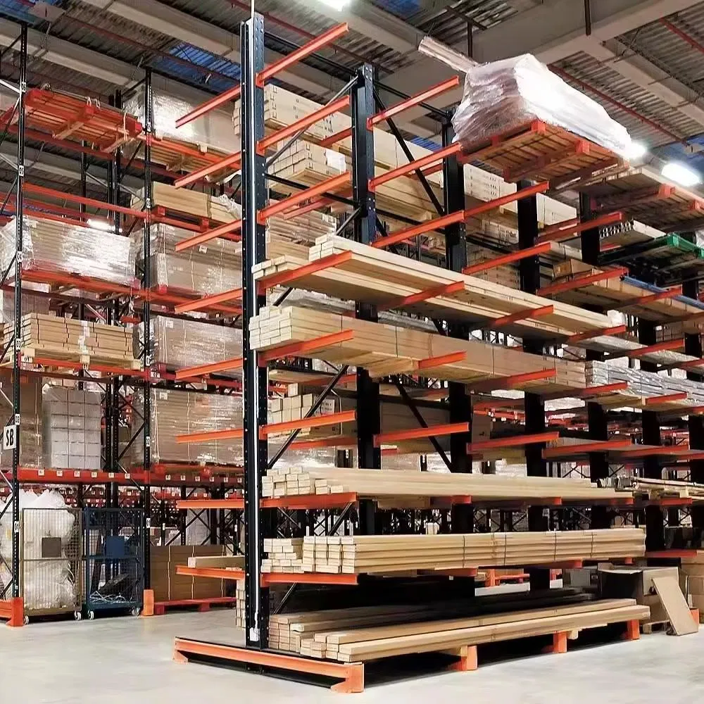 Warehouse Customized Steel Heavy Duty Cantilever Storage Racking for Tube Pipe