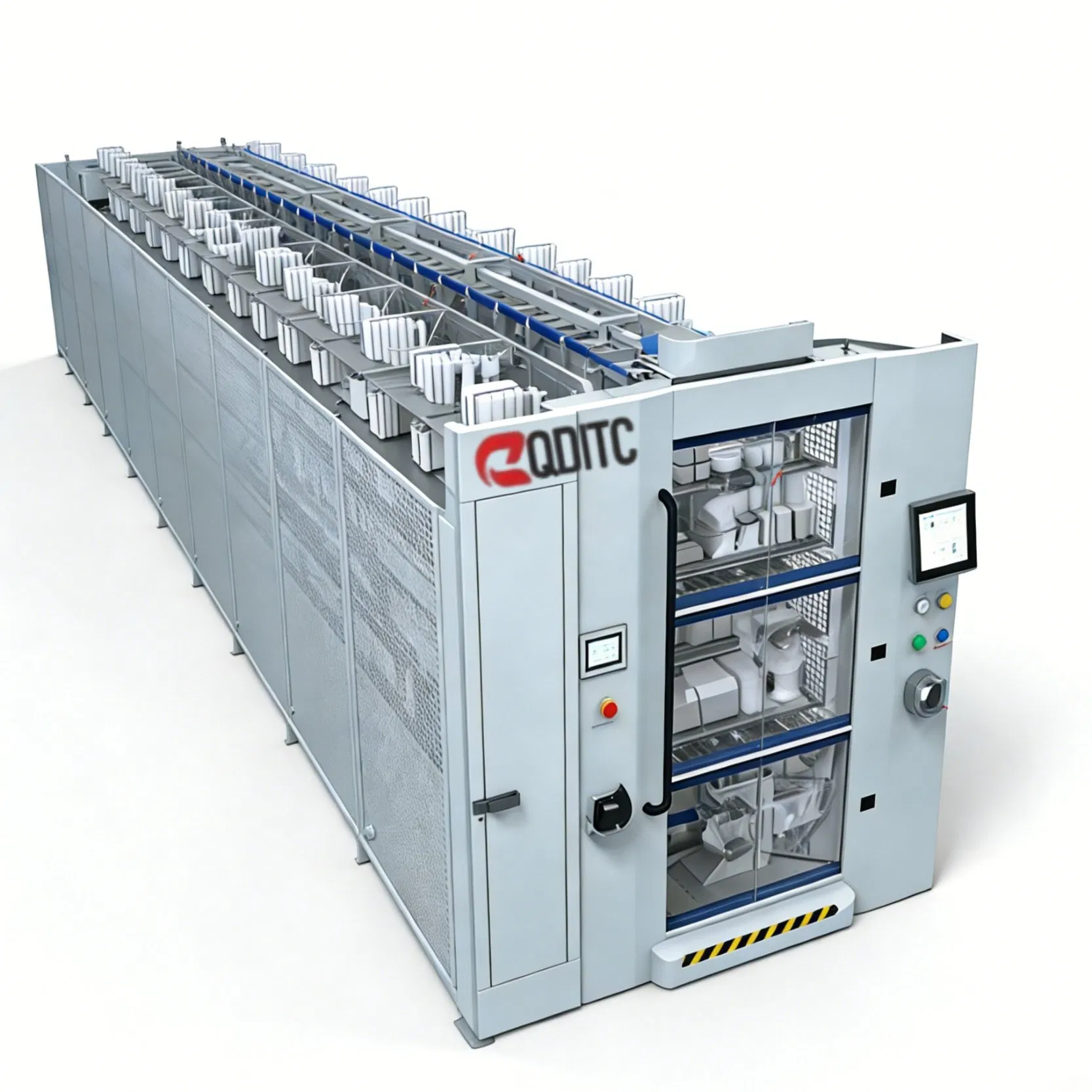 Advanced Horizontal Carousel System for Efficient Warehouse Management