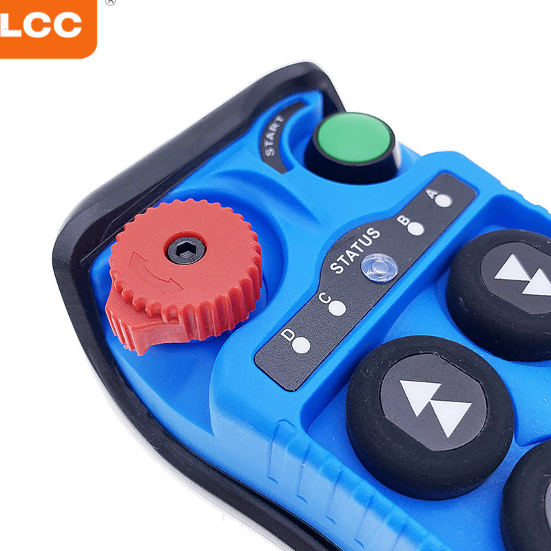 Q800 433Mhz Blue Color Industrial 8 Button Tow Truck Hoists Wireless Remote Control