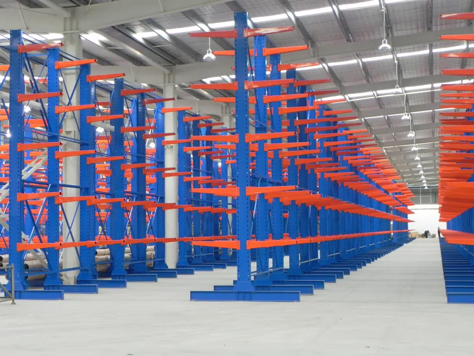 Cantilever Pallet Racks-Heavy-Duty Steel Storage System for Efficient Warehouse Storage