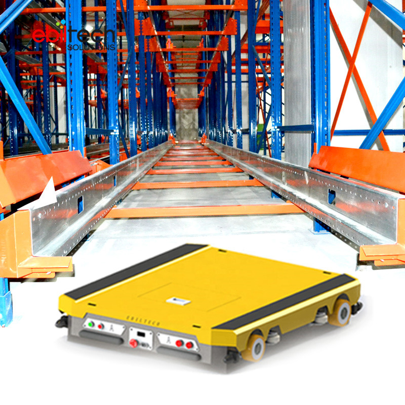 Ebiltech Economic Radio Shuttle Pallet Rack System for High Density Storage Warehouse