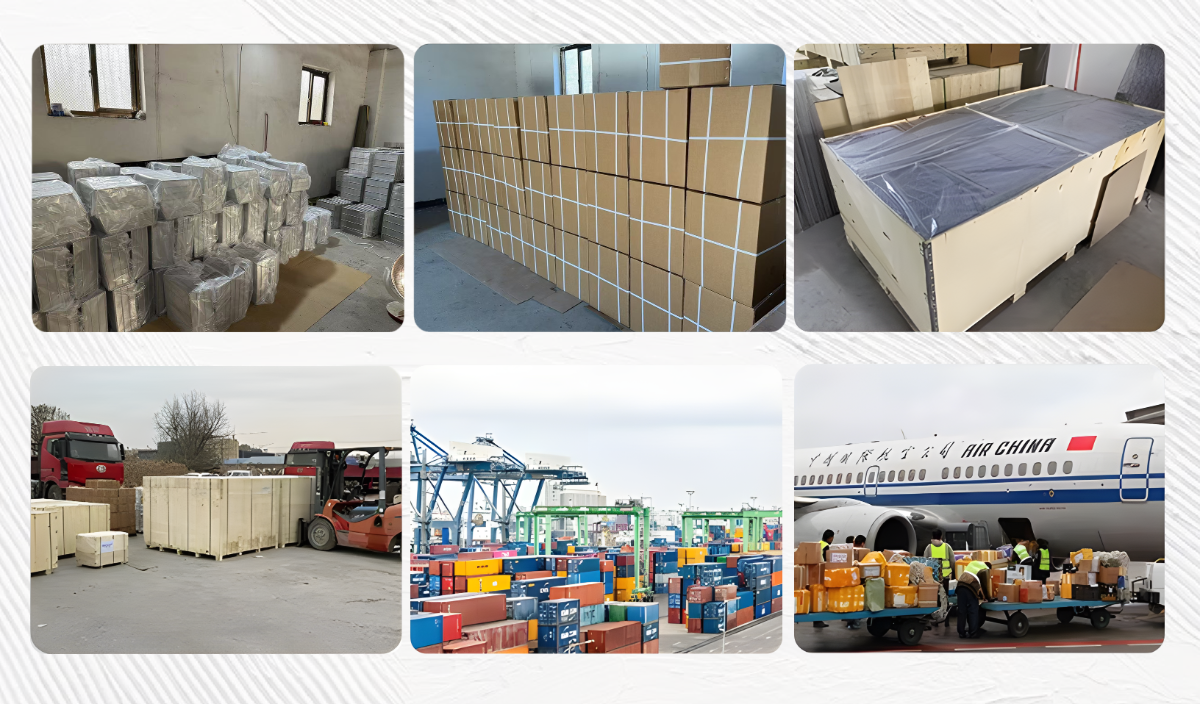 Safe packing and shipping process