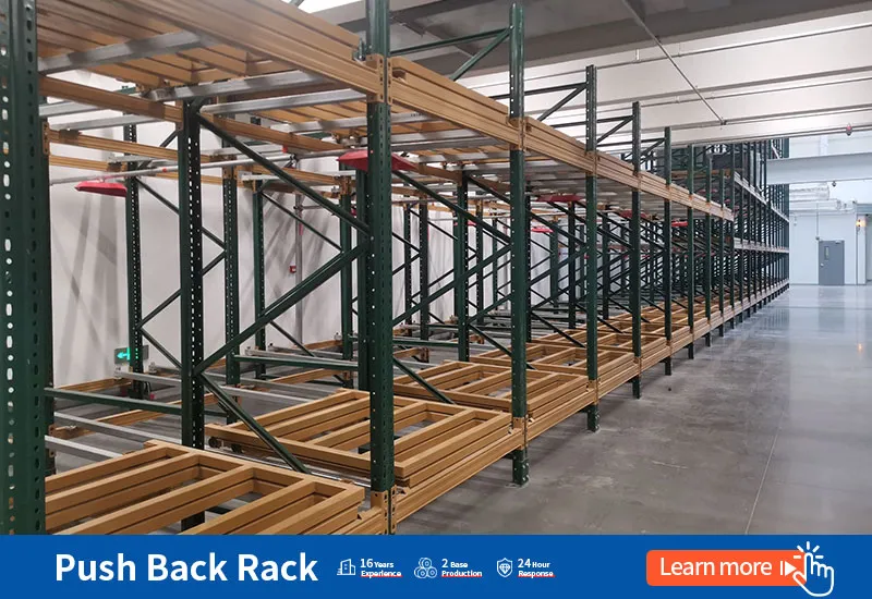 Push Back Racking System
