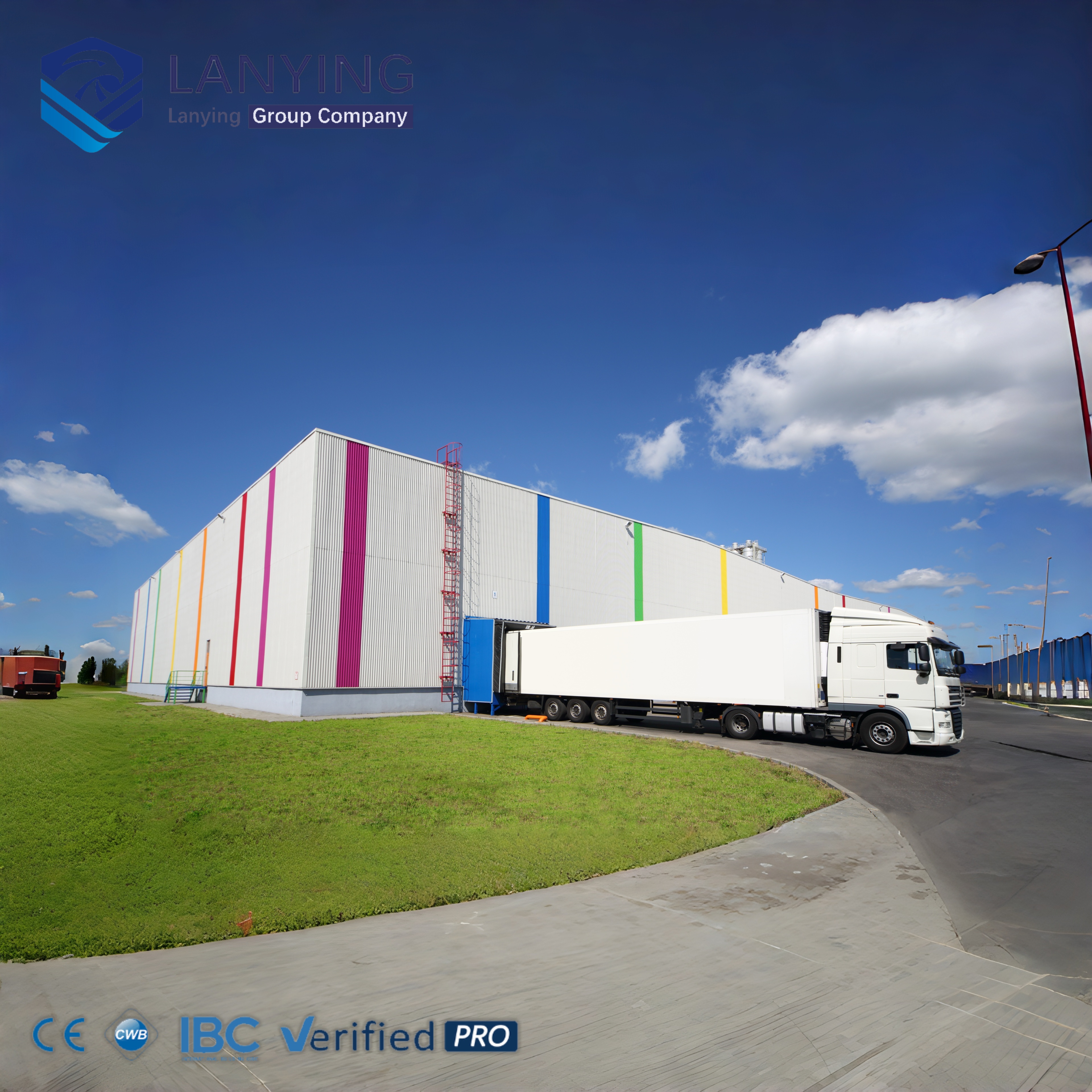 Low-cost Prefabricated Logistics Warehouse Hall Steel Structure Buildings
