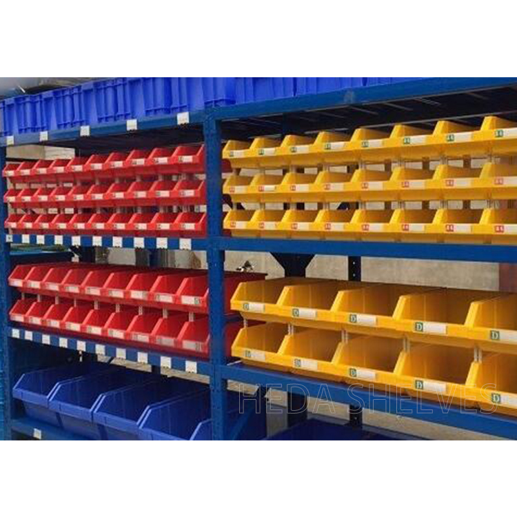 Cheap Price Light Duty Custom Design Plastic Storage Bin Racks Spare Parts Shelving