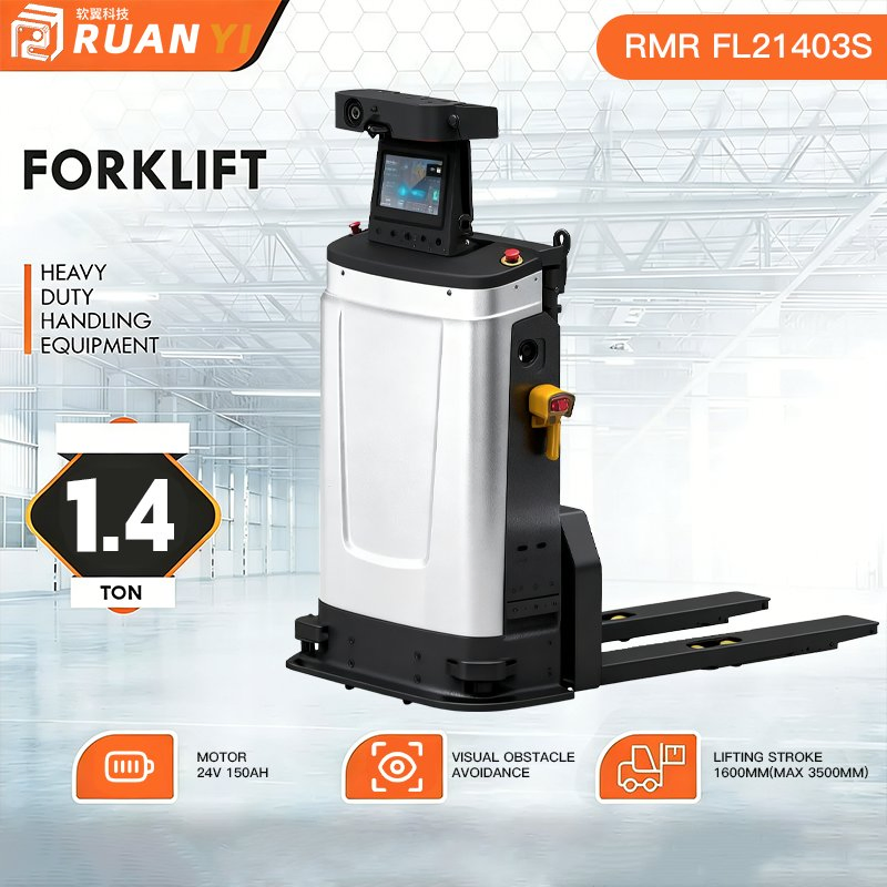 Advanced 1-2 Ton Autonomous Mobile Stacking Forklift Robot