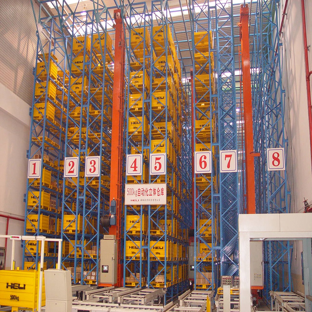 Warehouse Manufacturer High Quality Industry Logistic Automated Storage Retrieval Shelves AS/RS Racking System