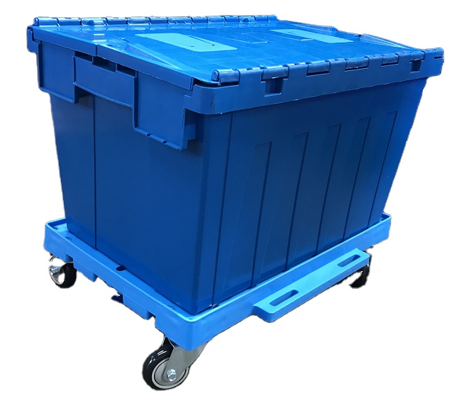Euro Tote Plastic Industrial Plastic Storage Fish Box Bins for Logistics Transport Plastic Moving Box