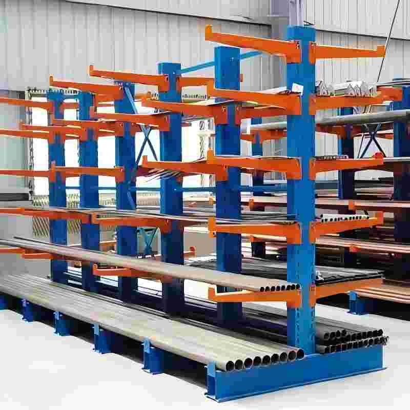 Warehouse Customized Steel Heavy Duty Cantilever Storage Racking for Tube Pipe