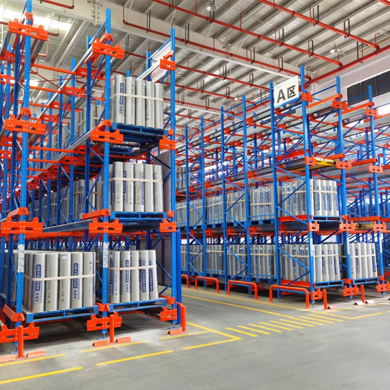 Logistics Flexible Heavy Duty Radio 2D Pallet Shuttle Racking System