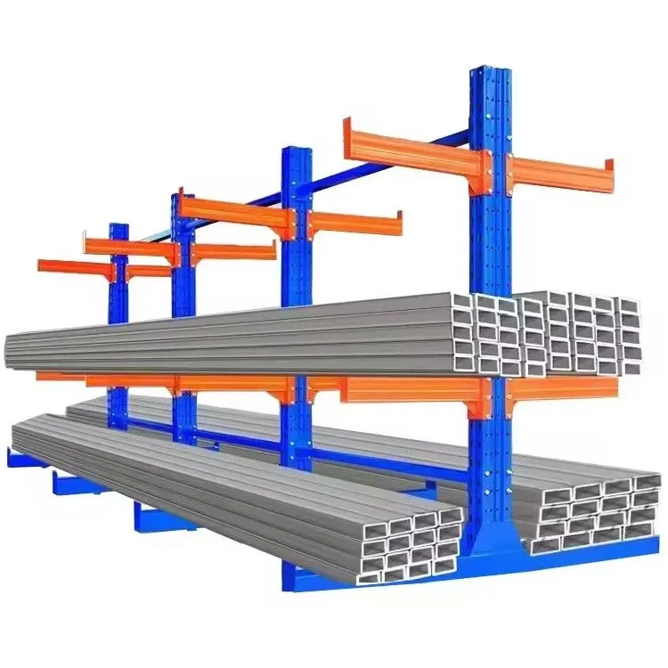 Warehouse Customized Steel Heavy Duty Cantilever Storage Racking for Tube Pipe