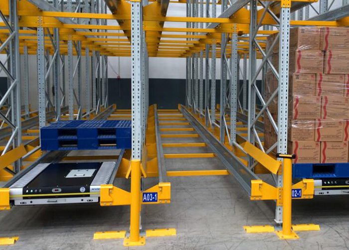 Steel Selective Pallet Rack Heavy Duty Automatic Storage and Retrieval System (AS/RS) Corrosion Protection Metal Shuttle Rack