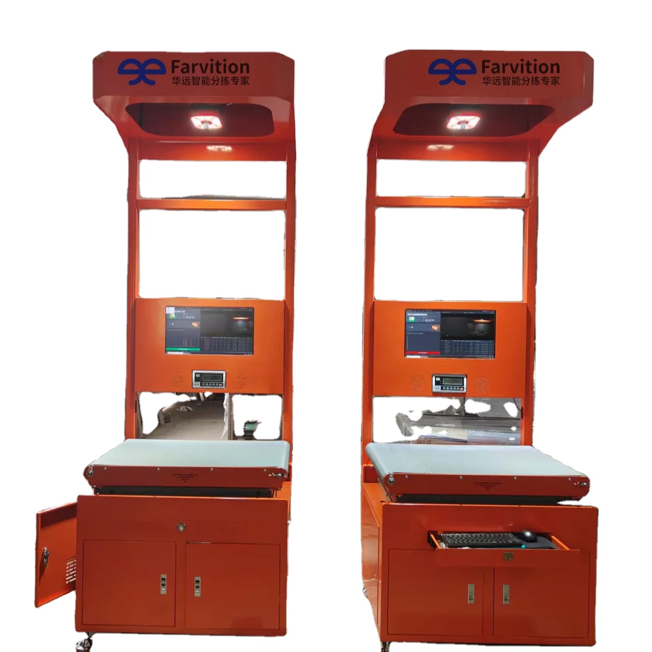 Intelligent Logistics Warehouse System Package Size Weighing Scanning Integrated Dws Desktop Static One-two Sorting Machine