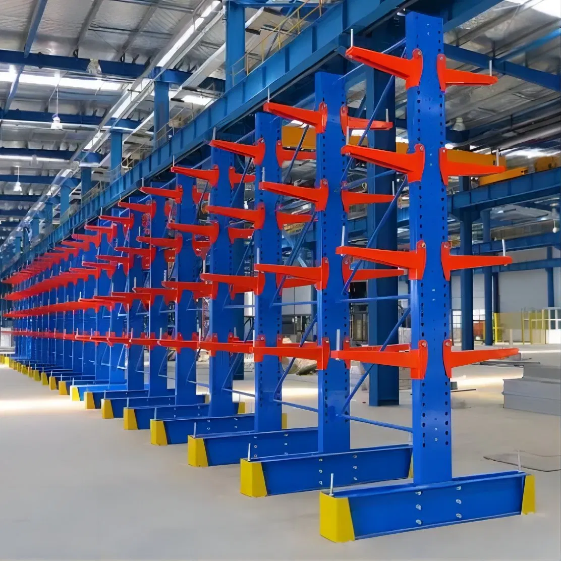 Customized Industrial Warehouse Storage Adjustable Cantilever Rack for Tube Pipe