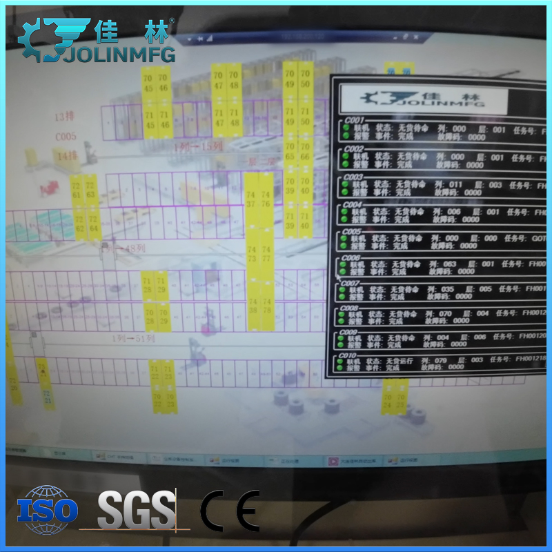 Automated Storage and Retrieval System with Shuttle Pallet Racking Warehouse Asrs