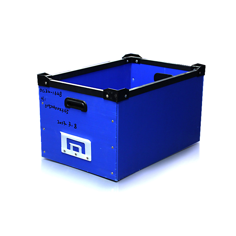 Heavy Duty PP Corrugated Turnover Box For Industrial Warehouse Storage Custom Size Available