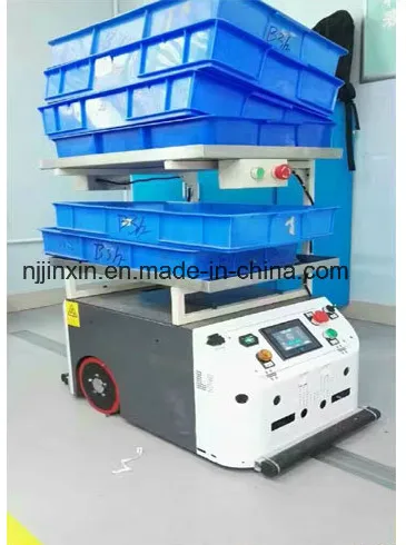 Automated Guided Vehicles Magnetic Tape Guidance Agv Top View