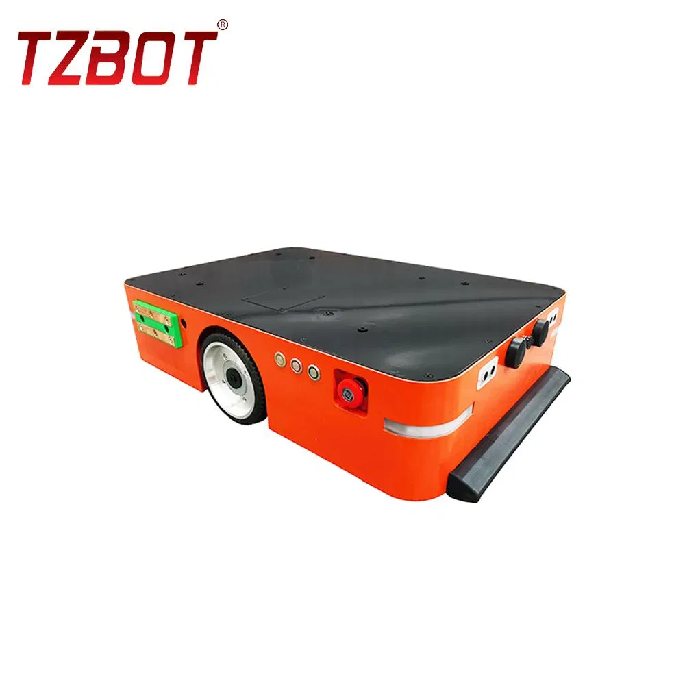 Tzbot Updated Version Agv Robot Automated Guided Vehicle Heavy Load Agv with Fast Agv Chassis (TZAGV-B02)