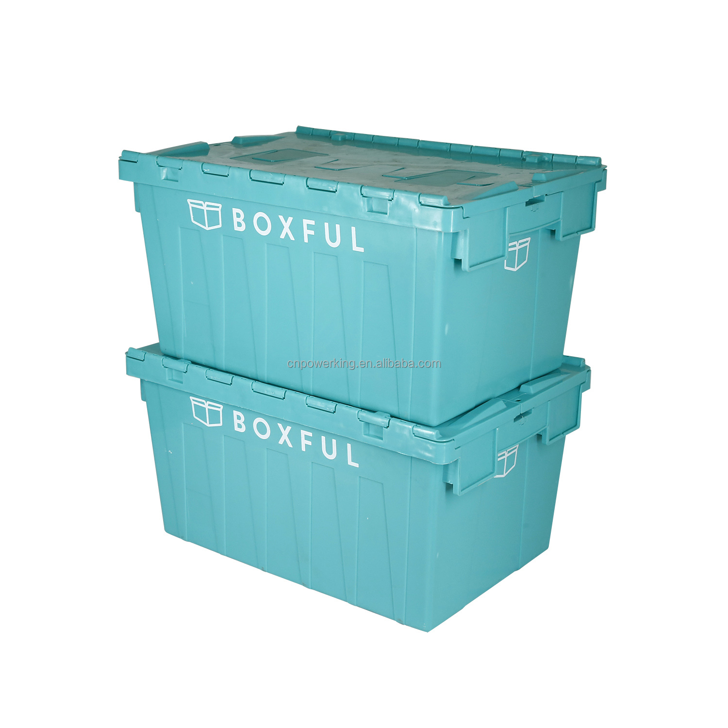 Heavy Duty Logistic Warehouse Plastic Stack And Nestable Storage Tote Box For Wholesale