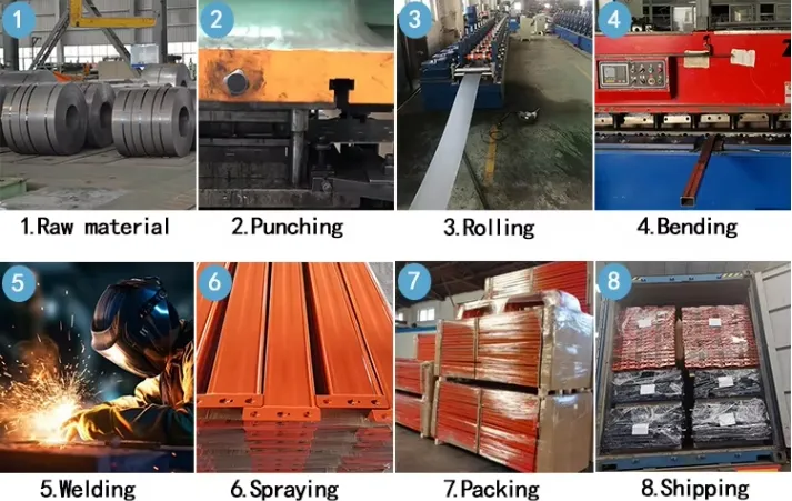 Multi-Layer Motorised Telescopic Cantilever Rack for Aluminum Profile Tube Storage