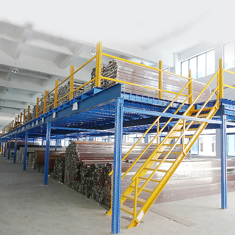 Customized Racking System Warehouse Storage Rack Second Floor Platform Heavy Duty Mezzanine Floor Steel Mezzanine