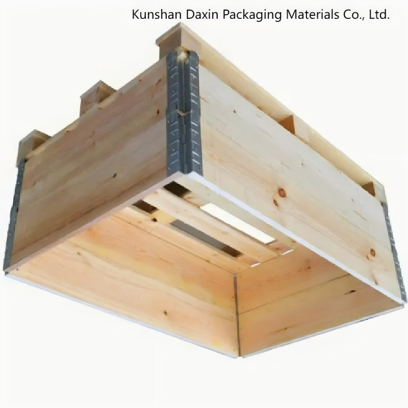 Reinforced Steel Pallet Collar Box for Export Packaging ISO Certified