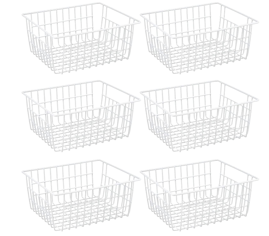 Manufacturer Custom Food Grade Basket Stainless Rectangle Wire Mesh Storage Basket