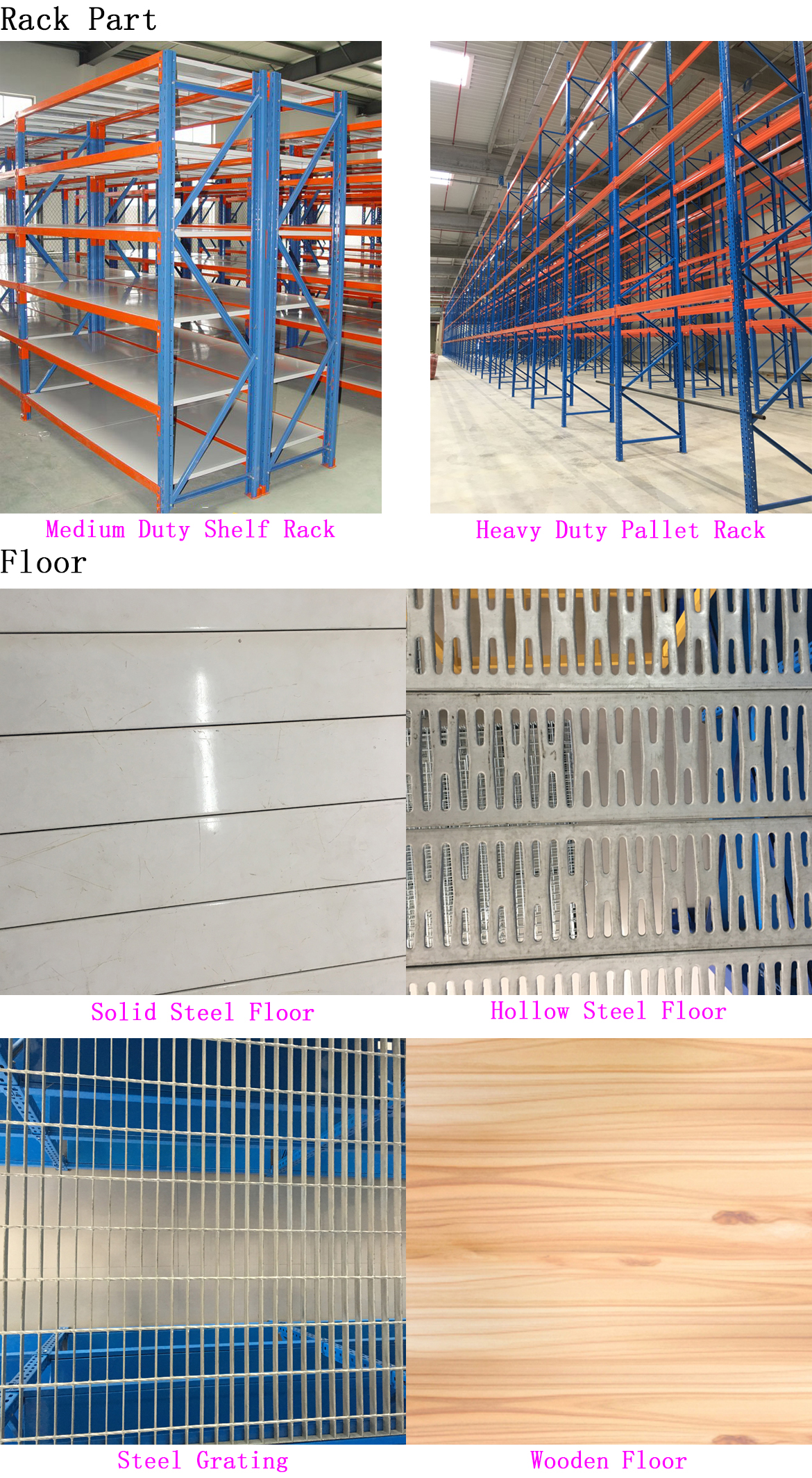 Mezzanine rack detail 2