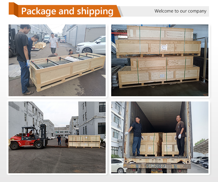 Packaging details and logistics shipment