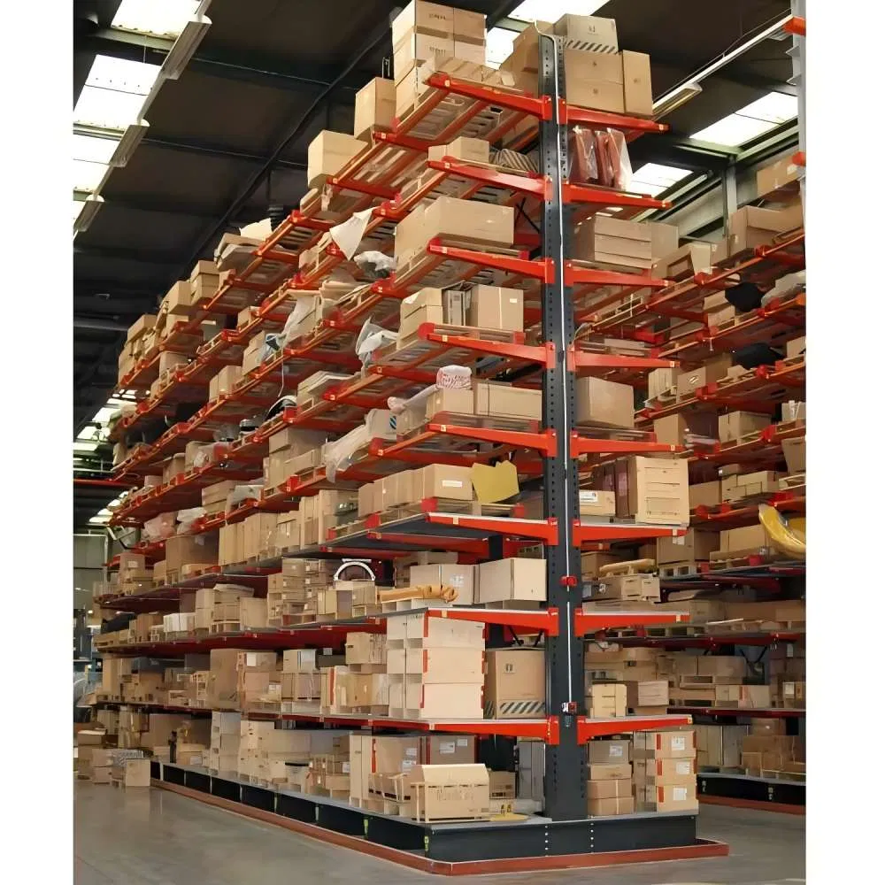 Warehouse Customized Steel Heavy Duty Cantilever Storage Racking for Tube Pipe