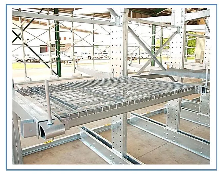 Lower Storage Wire Mesh Decking Overview