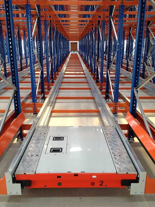 Steel Selective Pallet Rack Heavy Duty Automatic Storage and Retrieval System (AS/RS) Corrosion Protection Metal Shuttle Rack