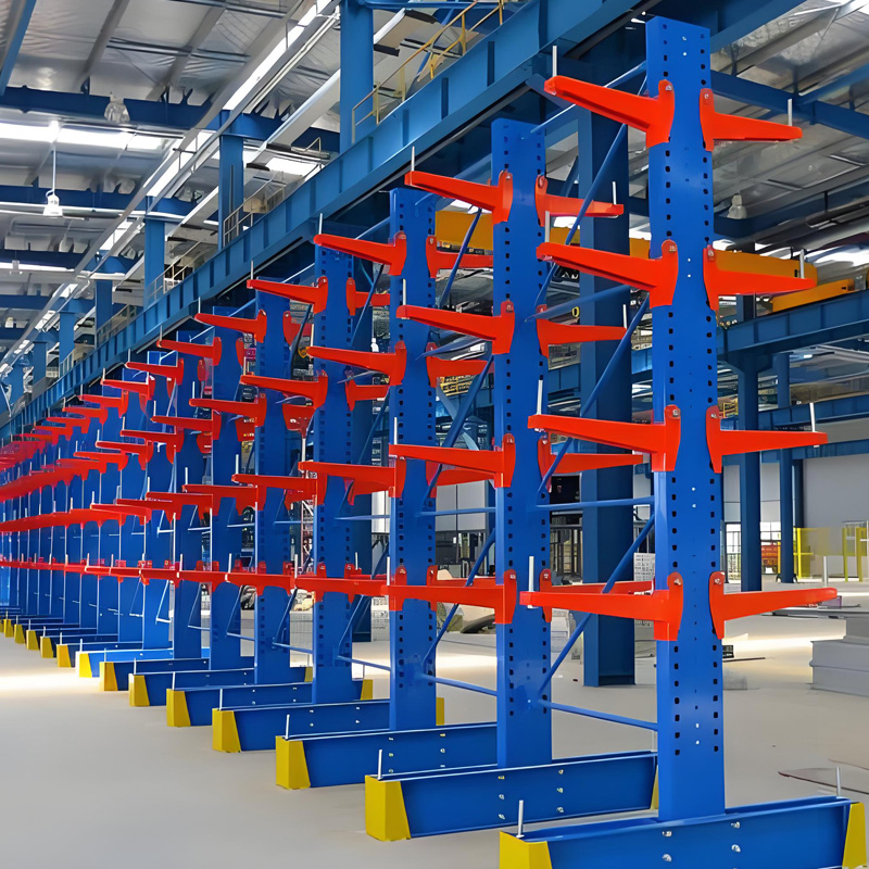 Heavy Duty High Capacity Adjustable Steel Cantilever Rack for Industrial Warehouse Storage