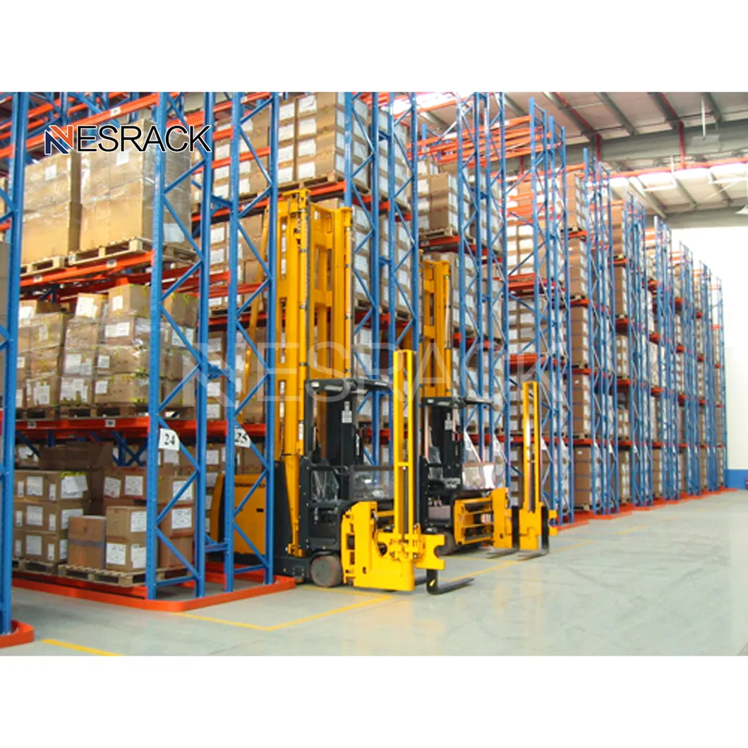 China Vna Pallet Rack Narrow Aisle Storage Boltless Rack System Customized Adjustable for Warehouse