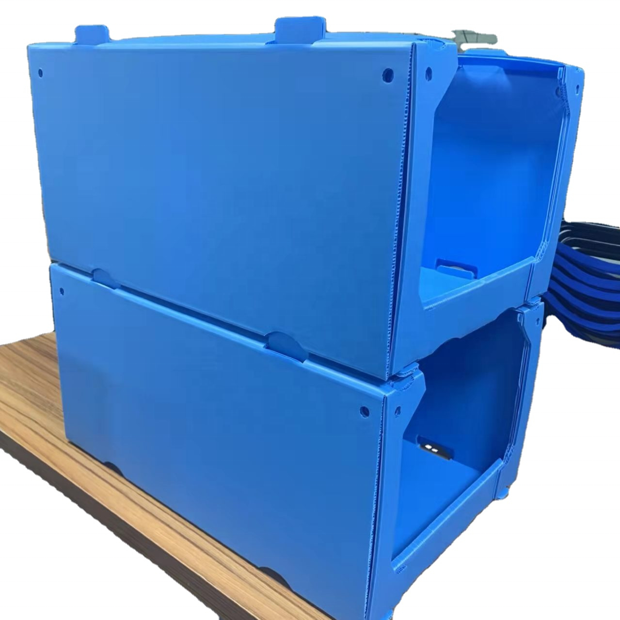 Stackable Plastic Shelf Bin Corflute Storage Boxes Warehouse Correx Picking Bins