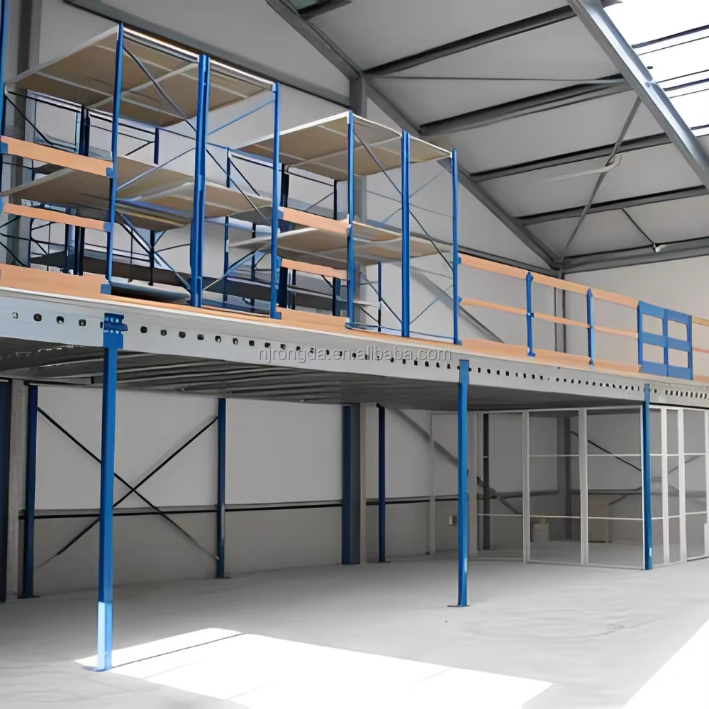 China Warehouse Rack Mezzanine System Platform Mezzanine Steel Structure Floor