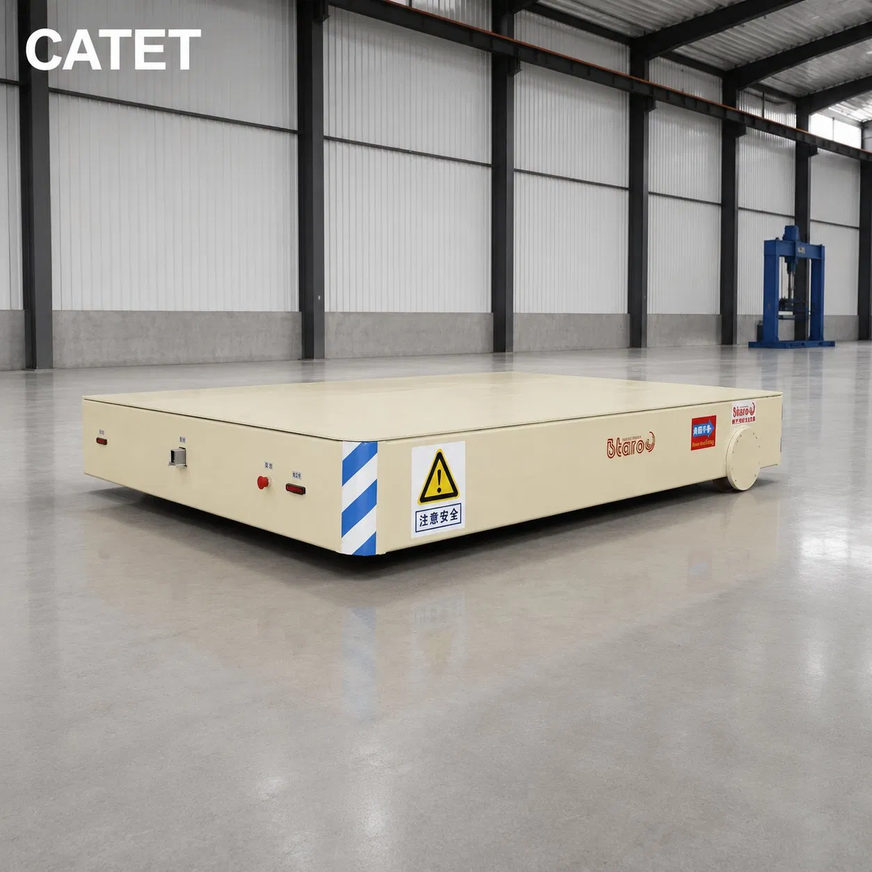 Intelligent 10 Ton Automated Guided Vehicle Agv for Heavy Machinery Factory Logistics Automation