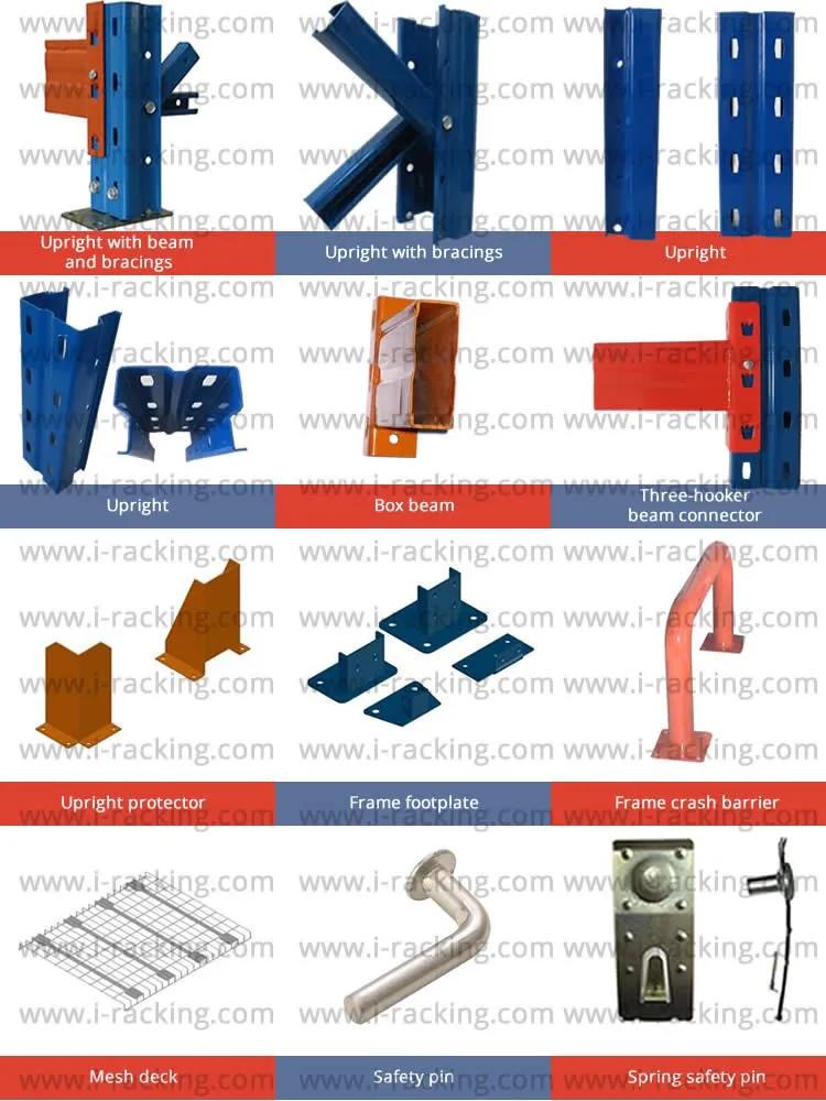 High Quality Heavy Duty Steel Selective Pallet Racking and Shelving System with Affordable Price