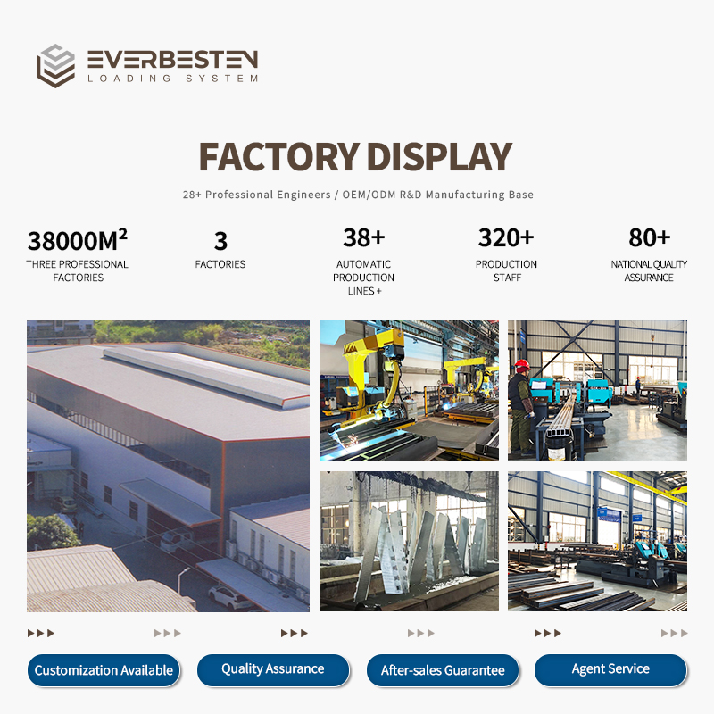 Everbesten Hydraulic Dock Leveler Heavy Duty Carbon Steel 6-20 Ton Loading Dock Equipment For Warehouse Logistics