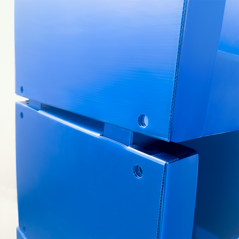 PP Hollow Open Front Coroplast Tools Box Heavy Duty Reusable Corrugated Corflute Plastic Warehouse Shelf Storage Boxes