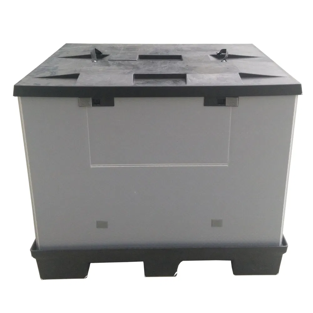 Industrial Logistic Sleeve Pack Container Factory Zc2300 Space-Saving Heavy Duty Plastic Pallet Collar Box