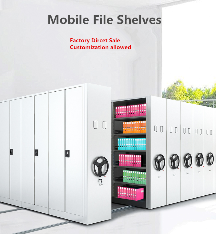 Mobile Shelving Front View