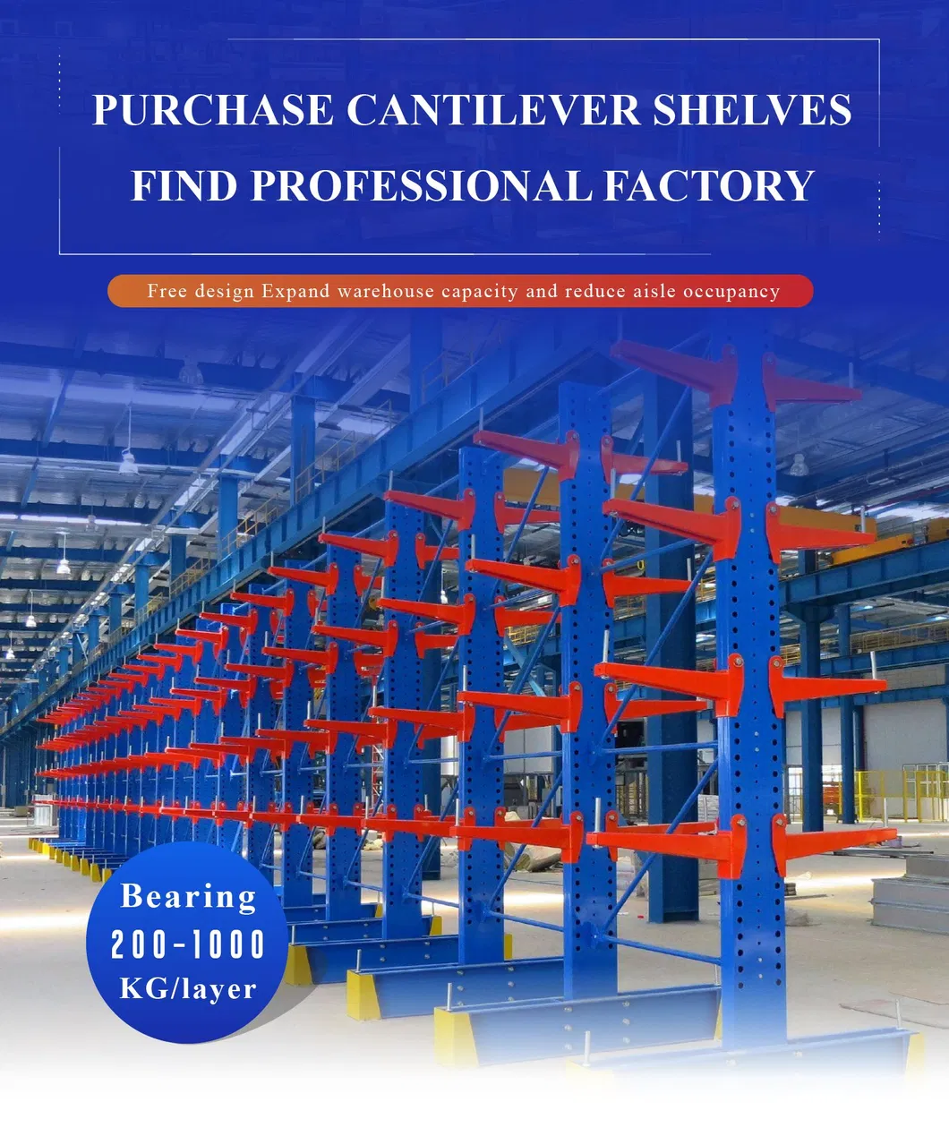 Adjustable Outdoor Hot DLP Galvanized Cantilever Frame Steel Single Double Side Arm Cantilever Shelves Roll Storage Racking for Industrial Pipe Long Materials