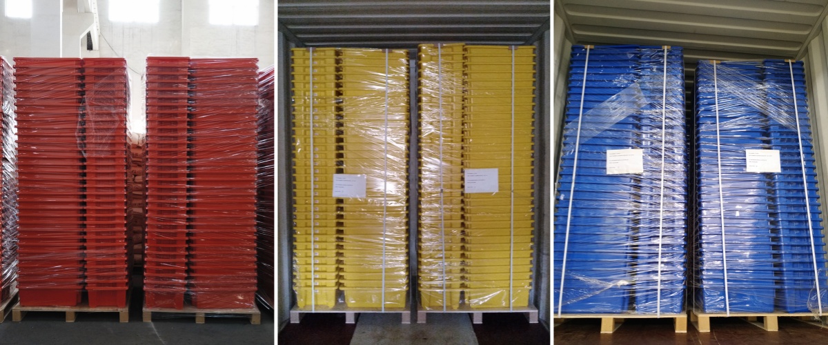 Crates Stacking for Export