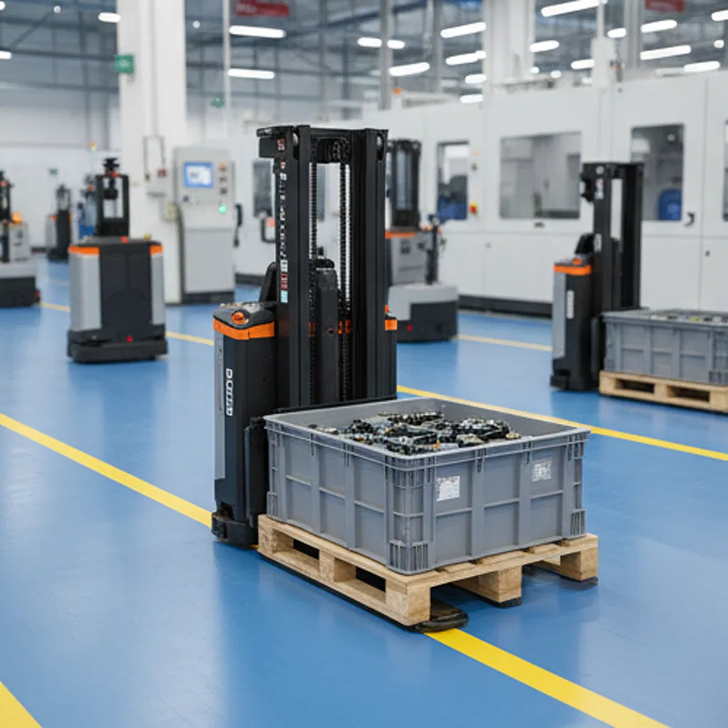 2000kg Capacity Forklift Mobile Robot for Safe Material Transport
