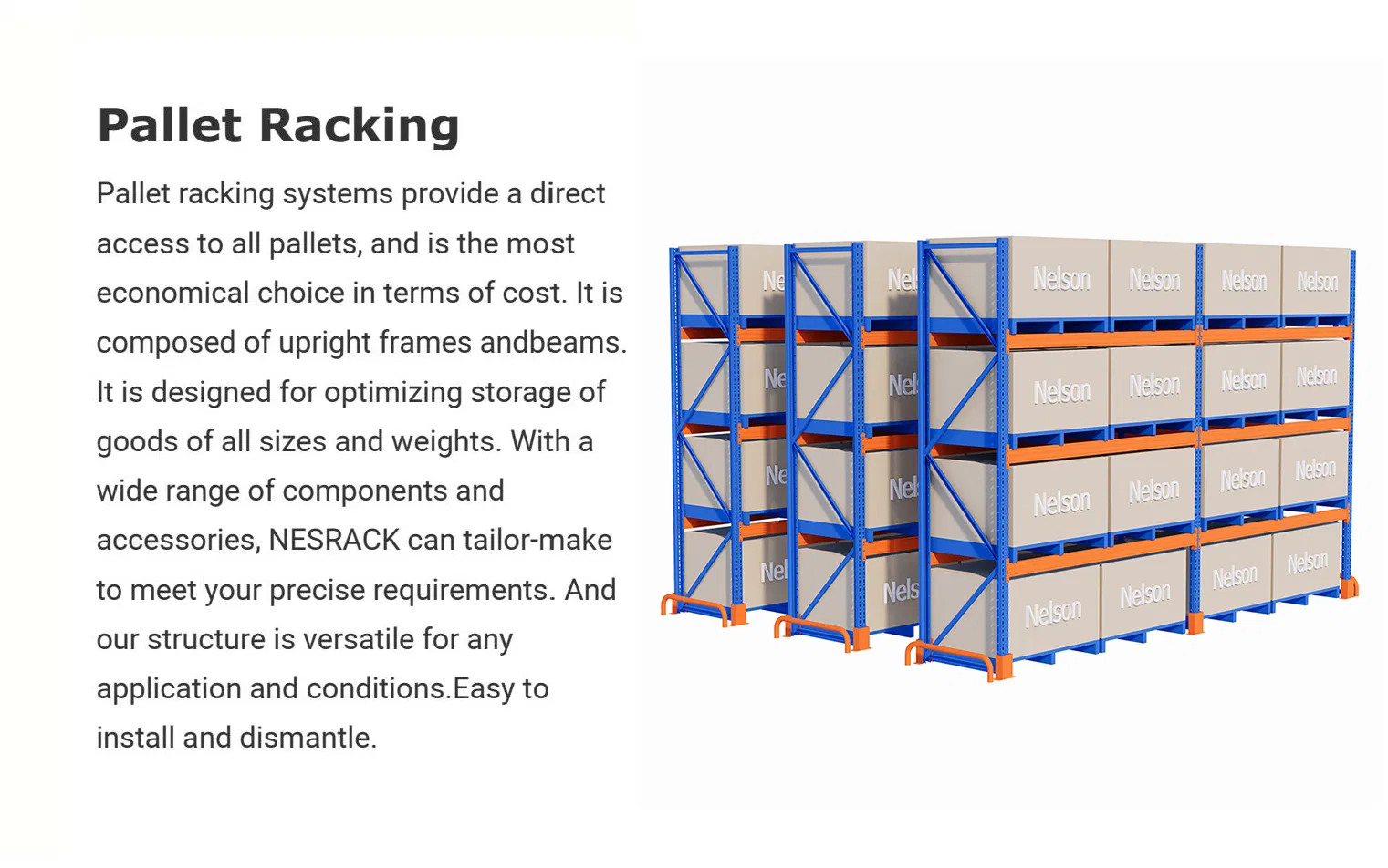 Heavy Duty Storage System Structure