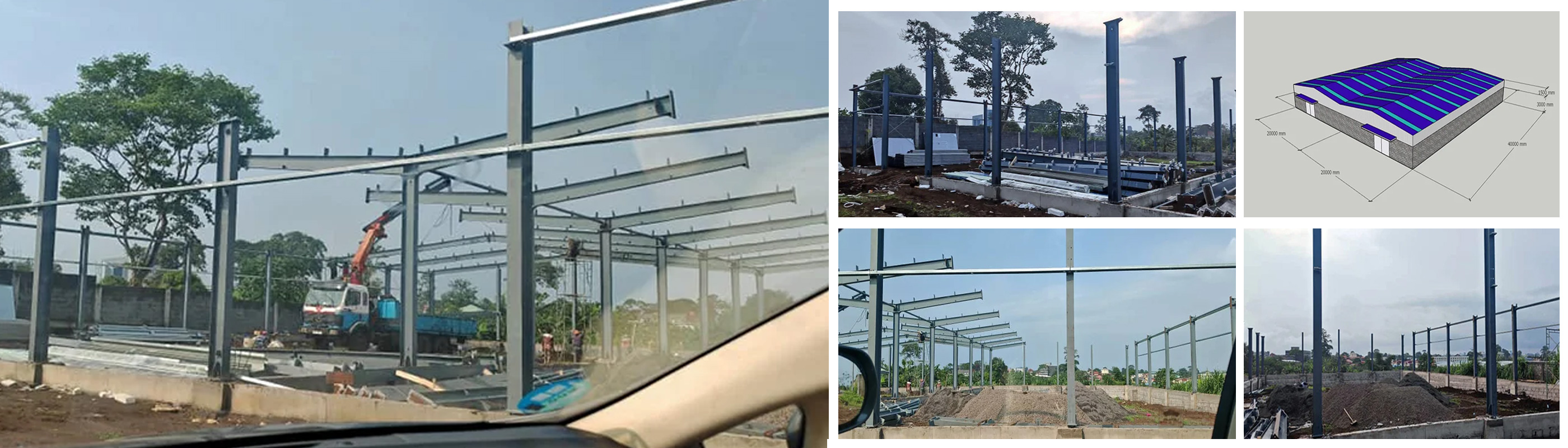 Equatorial Guinea Steel Structure Warehouse
